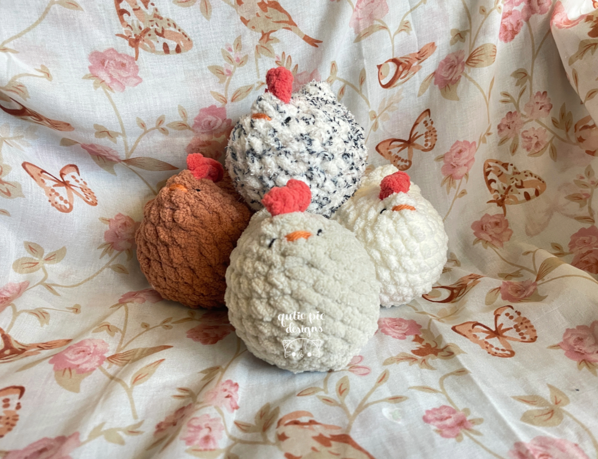 Crochet Mabel Chicken Plushie