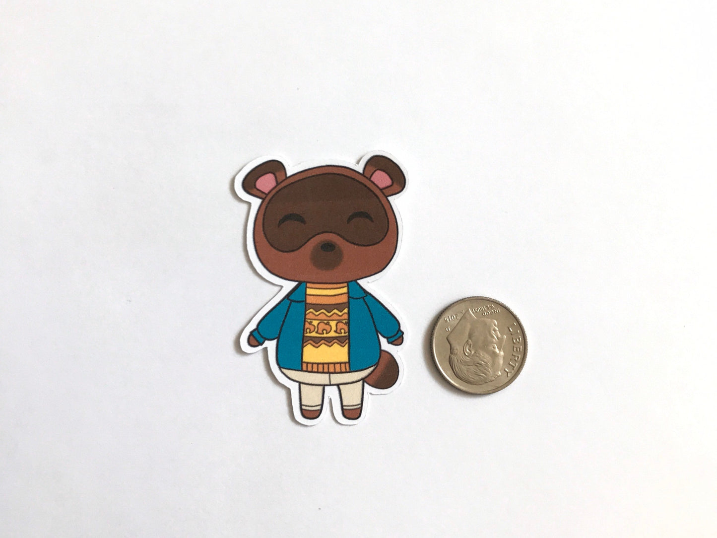 Tom Nook Winter Sticker | Animal Crossing New Horizon Sticker | Tom Nook Lover Gift | ACNH Sticker Decor for Planner