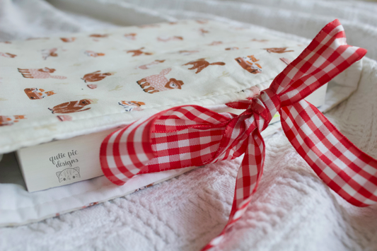 Western Cowboy Cat Book Sleeve (Three Sizes)