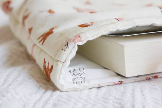 Western Cowboy Cat Book Sleeve (Three Sizes)
