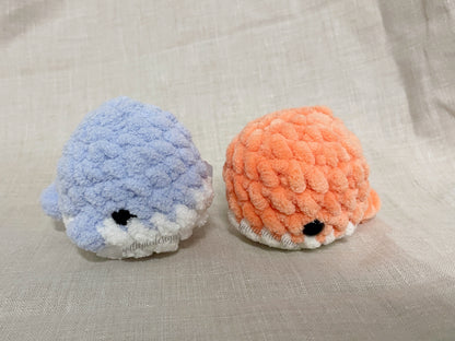 Mini Crochet Whale Plushie