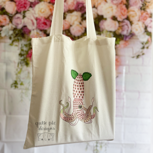 Strawberry Squid Tote (Basic)