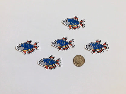 Celestial Pearl Danio Stickers